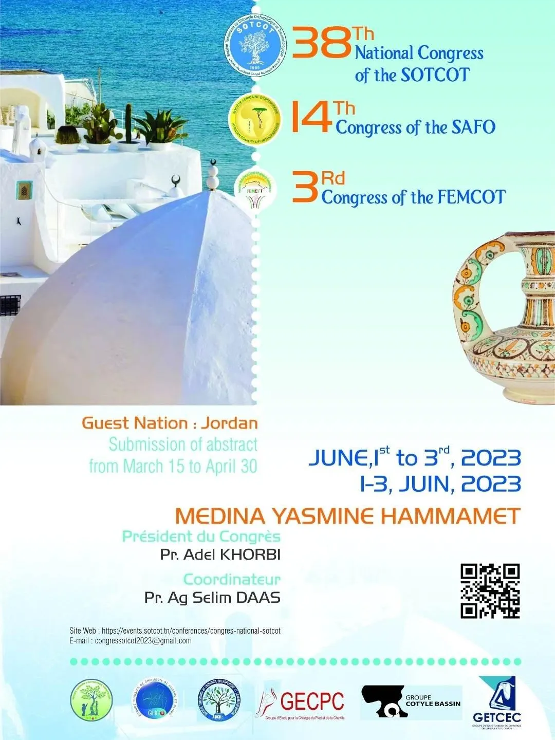 Date : 1, 2 &amp; 3 Juin 2023, Médina HAMMAMET